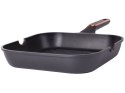 Patelnia grillowa do smażenia powłoka nieprzywierająca indukcja gaz 28cm