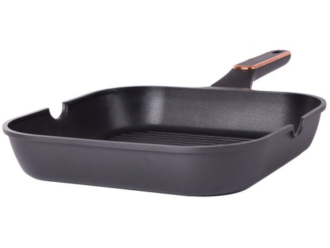 Patelnia grillowa do smażenia powłoka nieprzywierająca indukcja gaz 28cm Patelnia grillowa do smażenia powłoka nieprzywierająca indukcja gaz 28cm