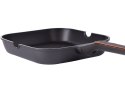 Patelnia grillowa do smażenia powłoka nieprzywierająca indukcja gaz 28cm