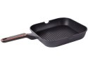Patelnia grillowa do smażenia powłoka nieprzywierająca indukcja gaz 28cm