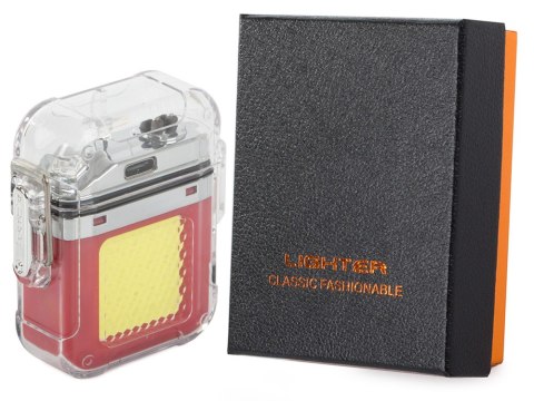 Zapalniczka plazmowa z lampką led elektryczna usb Zapalniczka plazmowa z lampką led elektryczna usb