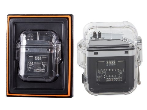 Zapalniczka plazmowa z lampką led elektryczna usb Zapalniczka plazmowa z lampką led elektryczna usb