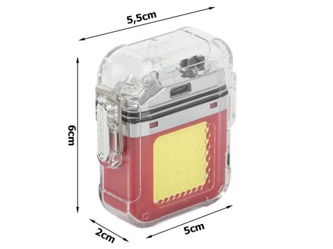 Zapalniczka plazmowa z lampką led elektryczna usb Zapalniczka plazmowa z lampką led elektryczna usb