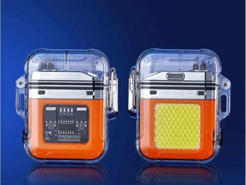 Zapalniczka plazmowa z lampką led elektryczna usb Zapalniczka plazmowa z lampką led elektryczna usb