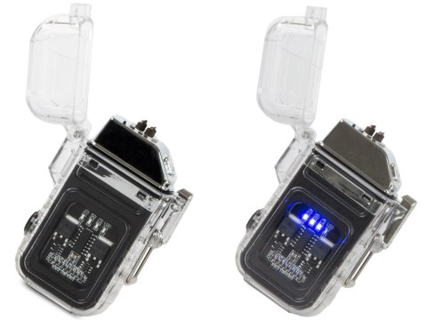 Zapalniczka plazmowa z lampką led elektryczna usb Zapalniczka plazmowa z lampką led elektryczna usb