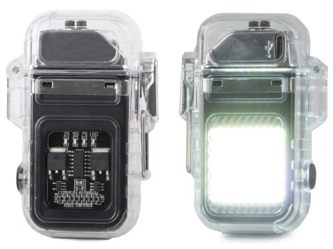 Zapalniczka plazmowa z lampką led elektryczna usb Zapalniczka plazmowa z lampką led elektryczna usb