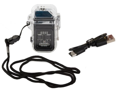 Zapalniczka plazmowa z lampką led elektryczna usb Zapalniczka plazmowa z lampką led elektryczna usb
