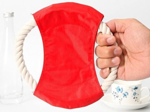 Zabawka dla psa gryzak szarpak sznur frisbee dysk Zabawka dla psa gryzak szarpak sznur frisbee dysk