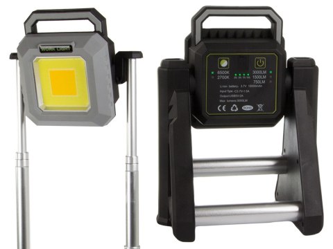 Halogen reflektor akumulator przenośny led cob usb Halogen reflektor akumulator przenośny led cob usb