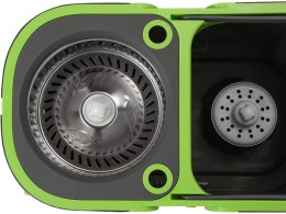 Mop obrotowy rotacyjny 360 turbo wiadro zestaw 2x nakładki mikrofibra