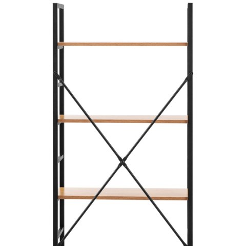 REGAŁ NA KSIĄŻKI DEKORACJE ZE STALOWĄ RAMĄ LOFT INDUSTRIALNY MAKS. 150 KG 4 PÓŁKI REGAŁ NA KSIĄŻKI DEKORACJE ZE STALOWĄ RAMĄ LOFT INDUSTRIALNY MAKS. 150 KG 4 PÓŁKI