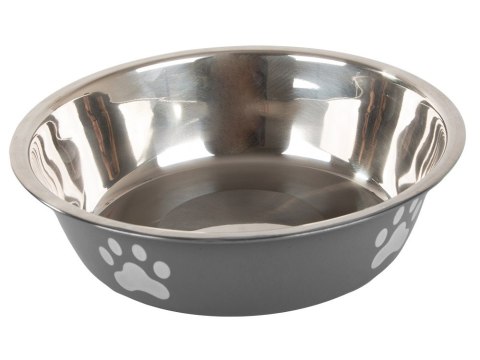 Miska dla psa kota na karmę wodę metalowa antypoślizgowa łapka duża 700ml Miska dla psa kota na karmę wodę metalowa antypoślizgowa łapka duża 700ml