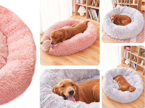 Pluszowe legowisko kojec dla psa kota miękkie poduszka kanapa posłanie 80cm Pluszowe legowisko kojec dla psa kota miękkie poduszka kanapa posłanie 80cm