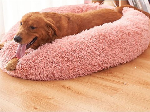 Pluszowe legowisko kojec dla psa kota miękkie poduszka kanapa posłanie 80cm Pluszowe legowisko kojec dla psa kota miękkie poduszka kanapa posłanie 80cm
