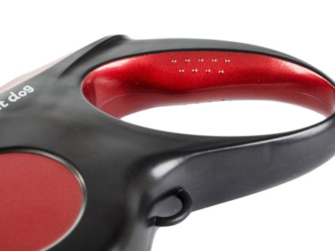 Smycz mocna automatyczna z blokadą dla psa taśma wytrzymała długa 5m 15kg Smycz mocna automatyczna z blokadą dla psa taśma wytrzymała długa 5m 15kg