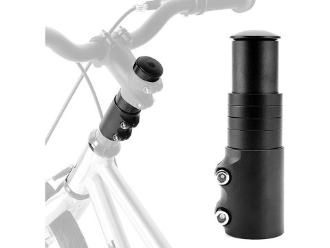 Adapter przedłużka wspornik mostek kierownicy regulowany na rower ahead Adapter przedłużka wspornik mostek kierownicy regulowany na rower ahead
