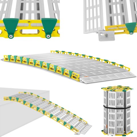 RAMPA PODJAZDOWA PRZENOŚNA SKŁADANA DO 500 KG 1965 X 762 MM