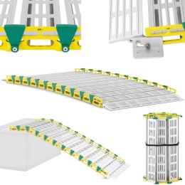 RAMPA PODJAZDOWA PRZENOŚNA SKŁADANA DO 500 KG 1965 X 914 MM