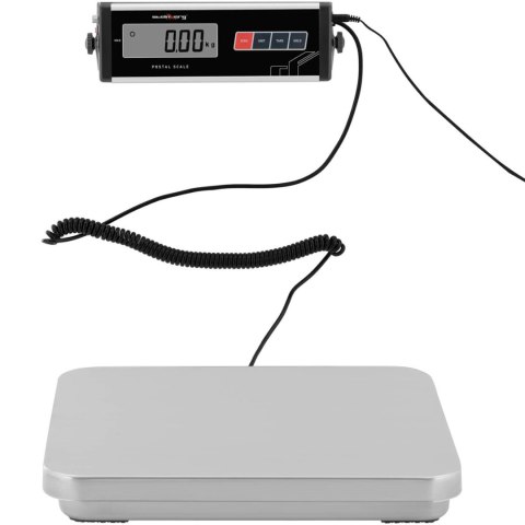 WAGA POCZTOWA PLATFORMOWA DO PACZEK LISTÓW Z ZEWNĘTRZNYM LCD 35.5 X 40.5 60 KG/ 0.02 KG WAGA POCZTOWA PLATFORMOWA DO PACZEK LISTÓW Z ZEWNĘTRZNYM LCD 35.5 X 40.5 60 KG/ 0.02 KG