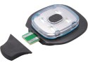CZAPKA ZIMOWA JESIENNA Z LATARKĄ LAMPKĄ LED CZARNA USB 3 TRYBY ŚWIECENIA