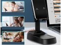Głośnik stojak pod telefon uchwyt teleskopowy bluetooth powerbank podstawka