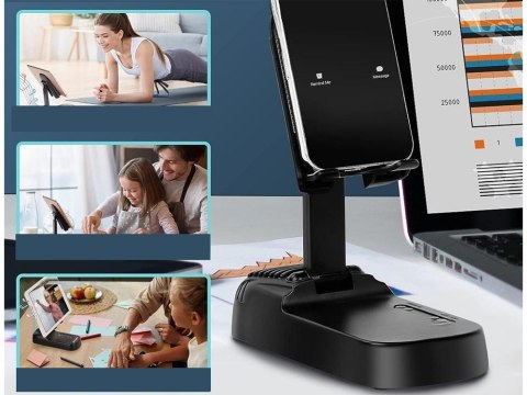 Głośnik stojak pod telefon uchwyt teleskopowy bluetooth powerbank podstawka Głośnik stojak pod telefon uchwyt teleskopowy bluetooth powerbank podstawka