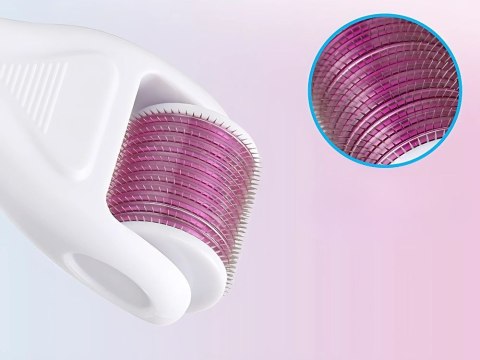 Derma roller do mezoterapii mikroigłowej wałek twarz szyja ciało zestaw 6w1 Derma roller do mezoterapii mikroigłowej wałek twarz szyja ciało zestaw 6w1