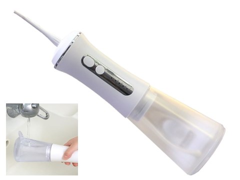 Irygator dentystyczny bezprzewodowy do zębów jamy ustnej duży pojemnik diy Irygator dentystyczny bezprzewodowy do zębów jamy ustnej duży pojemnik diy