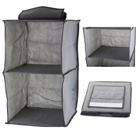 Organizer do szafy wisząca półka z 2 półkami 50cm Organizer do szafy wisząca półka z 2 półkami 50cm