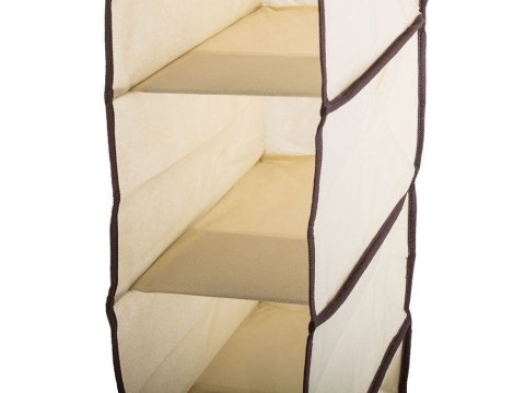 Organizer do szafy wisząca półka z 5 półkami 70cm Organizer do szafy wisząca półka z 5 półkami 70cm