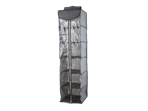 Organizer do szafy wisząca półka z 6 półkami 120cm Organizer do szafy wisząca półka z 6 półkami 120cm