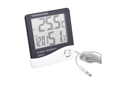 Termometr cyfrowy lcd wew. Zewnętrzny data alarm Termometr cyfrowy lcd wew. Zewnętrzny data alarm