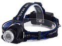 Bailong latarka czołowa zoom led cree xm-l3-u3