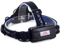 Bailong latarka czołowa zoom led cree xm-l3-u3