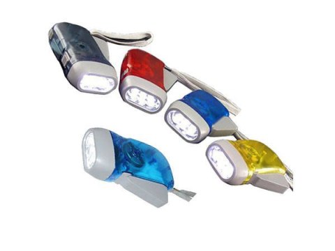 Dynamo latarka kinetyczna 3 led lampka akumulator Dynamo latarka kinetyczna 3 led lampka akumulator