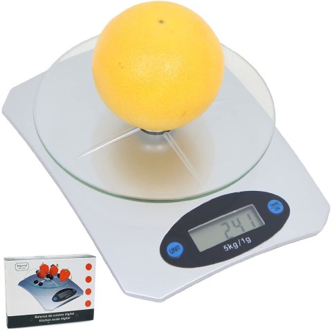 Elektroniczna szklana waga kuchenna 5kg / 1g lcd Elektroniczna szklana waga kuchenna 5kg / 1g lcd