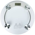 Elektroniczna waga łazienkowa 180 kg szklana lcd