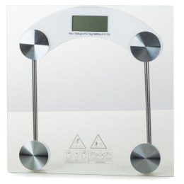 Elektroniczna waga łazienkowa 180 kg szklana lcd