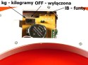 Elektroniczna waga łazienkowa 180kg szklana lcd