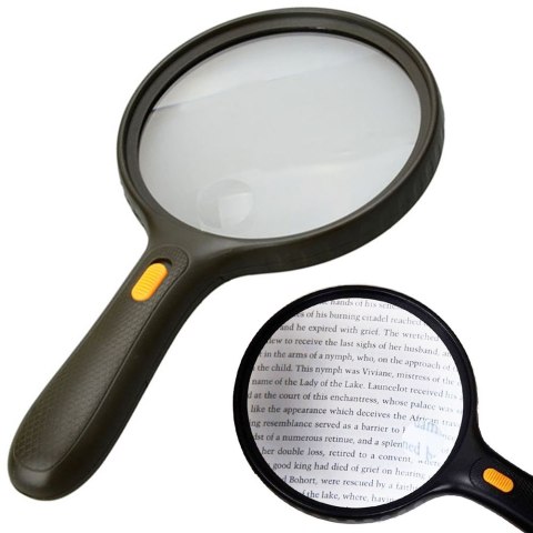 Lupa do czytania szkło powiększające duża 130mm Lupa do czytania szkło powiększające duża 130mm