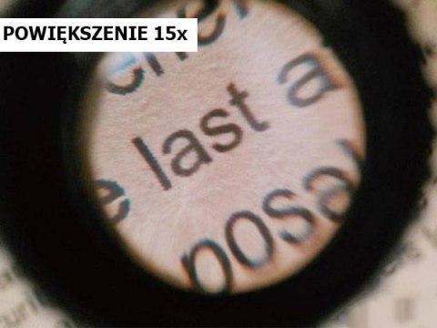 Lupa jubilerska zegarmistrzowska do oka 15x Lupa jubilerska zegarmistrzowska do oka 15x