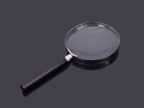 Lupa klasyczna szkło powiększające 100mm metalowa Lupa klasyczna szkło powiększające 100mm metalowa