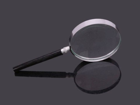 Lupa klasyczna szkło powiększające 100mm metalowa Lupa klasyczna szkło powiększające 100mm metalowa