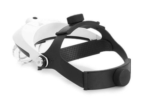 Lupa nagłowna 2 led soczewki na głowę 6x okulary Lupa nagłowna 2 led soczewki na głowę 6x okulary