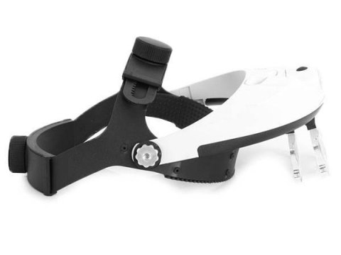 Lupa nagłowna 2 led soczewki na głowę 6x okulary Lupa nagłowna 2 led soczewki na głowę 6x okulary