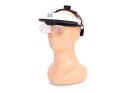 Lupa nagłowna 2 led soczewki na głowę 6x okulary