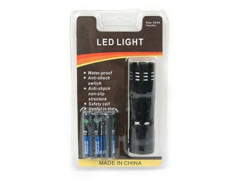 Mini latarka 9 led latarki 15-9 diodowa brelok Mini latarka 9 led latarki 15-9 diodowa brelok