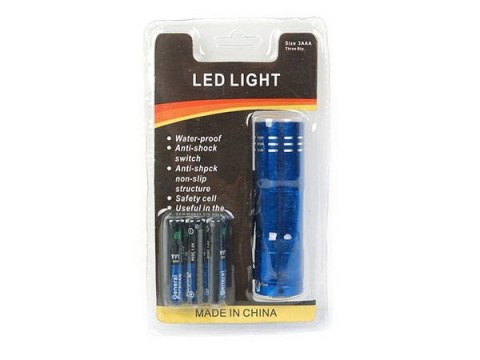 Mini latarka 9 led latarki 15-9 diodowa brelok Mini latarka 9 led latarki 15-9 diodowa brelok