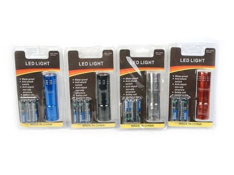 Mini latarka 9 led latarki 15-9 diodowa brelok Mini latarka 9 led latarki 15-9 diodowa brelok