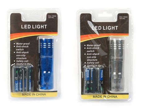 Mini latarka 9 led latarki 15-9 diodowa brelok Mini latarka 9 led latarki 15-9 diodowa brelok